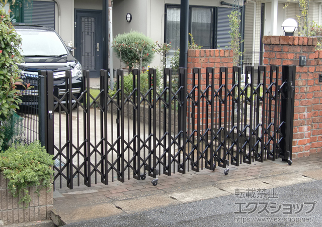 千葉県袖ケ浦市ののカーゲート アルシャインII PG型R Aタイプ ノンレール 片開き350S 施工例