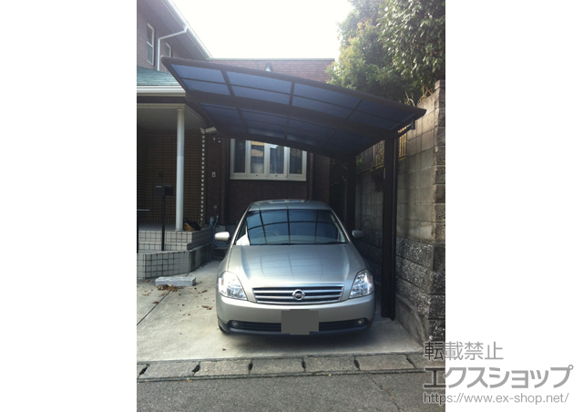 熊本県熊本市ののカーポート プレシオスポート 積雪〜20cm対応 施工例