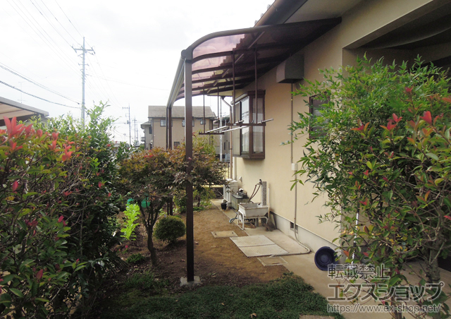 群馬県太田市ののテラス屋根 ヴェクターテラス R型 テラスタイプ 単体 積雪〜20cm対応 施工例