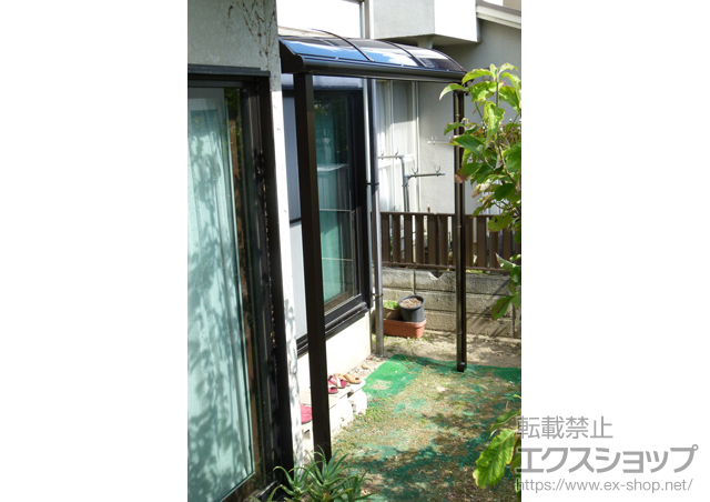 京都府京都市ののテラス屋根 プレシオステラス R型 テラスタイプ 単体 積雪〜20?対応 施工例
