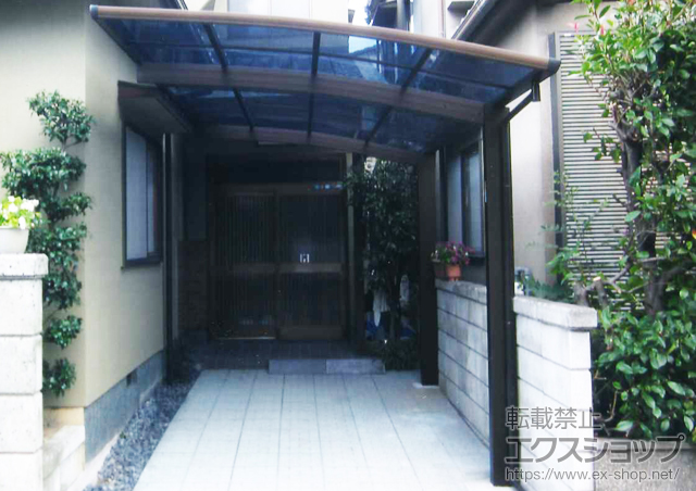 京都府向日市ののカーポート プレシオスポート 積雪〜20?対応 施工例