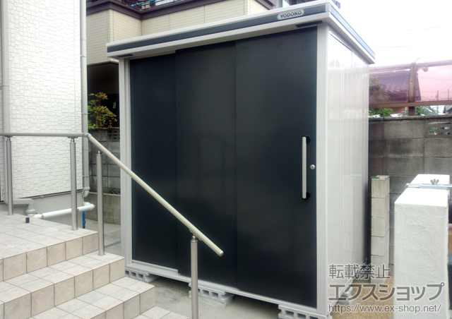 愛知県名古屋市のの物置・屋外倉庫 エルモ 一般型 （LMC-2215HGL） 施工例