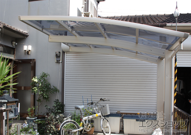 奈良県磯城郡田原本町ののカーポート プレシオスポート 積雪〜20?対応 施工例