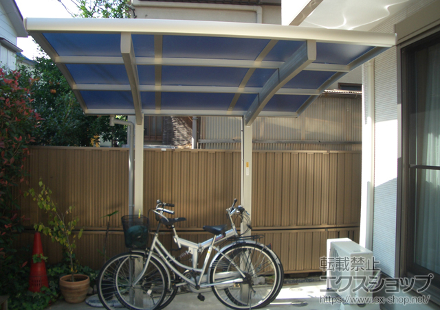 東京都練馬区ののサイクルポート・駐輪場 プレシオスポート ミニ 積雪〜20cm対応 施工例