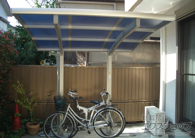 東京都練馬区のValue Selectのサイクルポート・自転車置き場 プレシオスポート ミニ 積雪～20cm対応 施工例