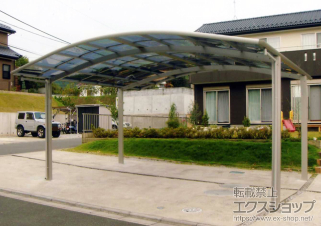 埼玉県日高市ののカーポート レイナツインポート 積雪〜20cm対応 施工例