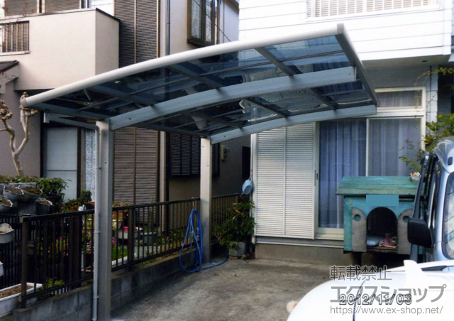 神奈川県横浜市ののカーポート レイナポート 積雪〜20cm対応 施工例