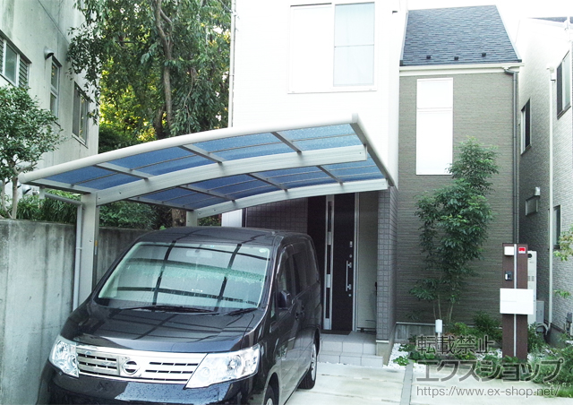 東京都世田谷区ののカーポート レイナポート 積雪〜20cm対応 施工例