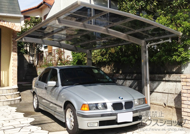 神奈川県横浜市青葉区ののカーポート プレシオスポート 積雪〜20cm対応 施工例