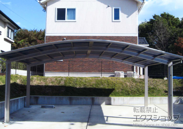 宮城県宮城郡利府町ののカーポート レイナツインポート 積雪〜20cm対応 施工例