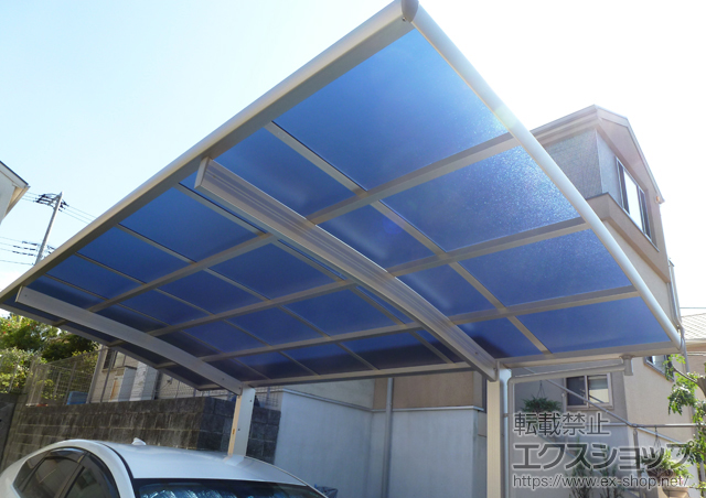 神奈川県平塚市ののカーポート レイナポート 積雪〜20cm対応 施工例