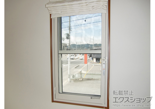 滋賀県東近江市のの二重窓（内窓） インプラス ダストバリア仕様 開き窓（右吊元） 施工例