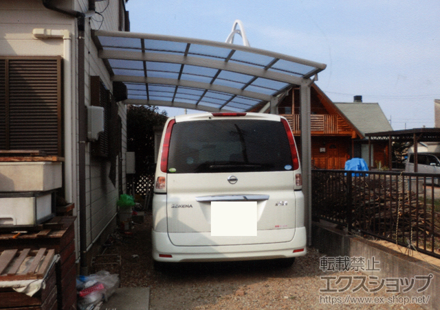 愛知県一宮市ののカーポート レイナベーカポート 延長 積雪〜20cm対応 施工例