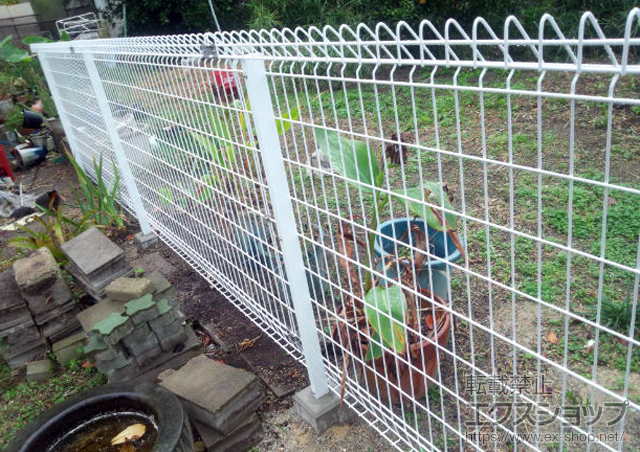 福岡県大野城市ののフェンス・柵 メッシュフェンスG10 施工例