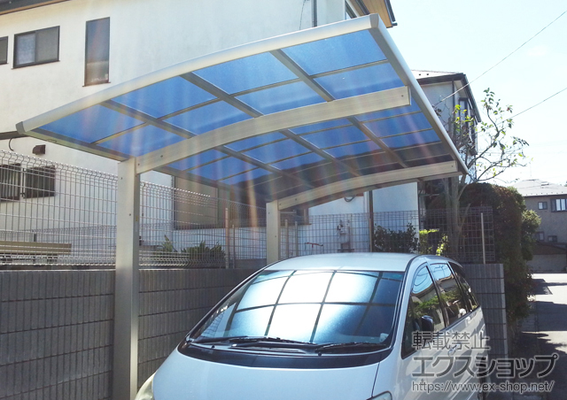 千葉県市原市ののカーポート レイナポート 積雪〜20cm対応 施工例