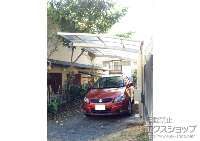 京都府京都市左京区ののカーポート レイナポートZ 積雪〜23?対応 施工例