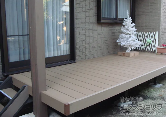 ��ʌ���ˎs��LIXIL ���N�V���i�g�X�e���j�̃E�b�h�f�b�L ���R�X�e�[�WII �P��+�X�e�b�v2�i �{�H��