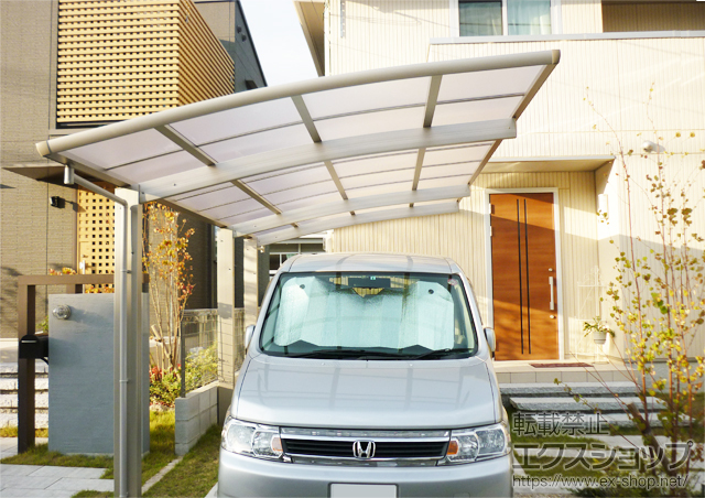 兵庫県神戸市北区ののカーポート レイナポートZ 延長 積雪〜20cm対応 施工例