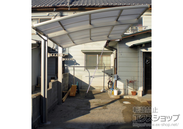 兵庫県赤穂市ののカーポート レイナポート 積雪〜20ｃｍ対応 施工例