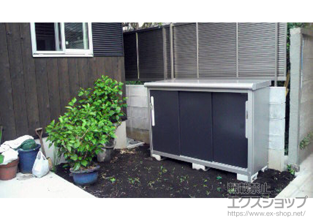東京都目黒区のの物置・屋外倉庫 エスモ 一般型 (ESD-1605YGL) 施工例