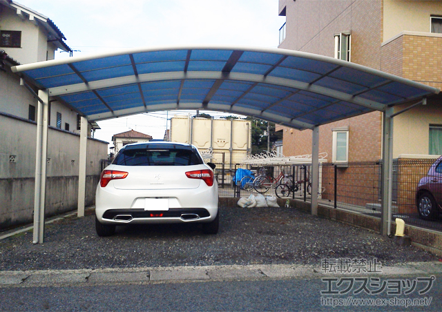 京都府宇治市ののカーポート レイナツインポート 積雪〜20?対応 施工例