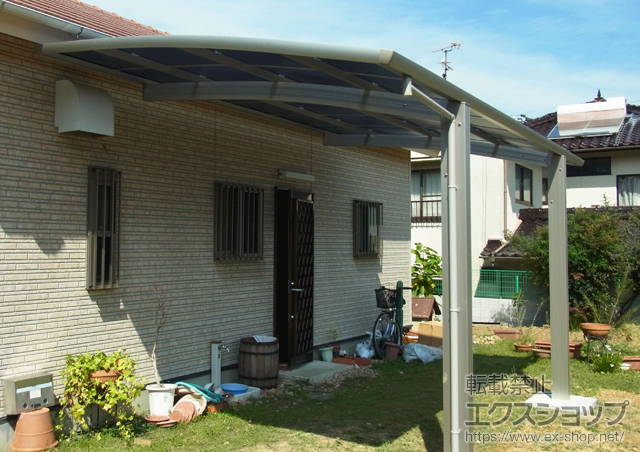 愛媛県伊予郡砥部町ののカーポート レイナポート 積雪〜20cm対応 施工例