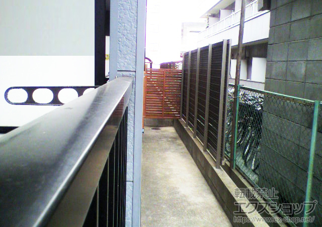 福岡県福岡市早良区ののフェンス・柵 ハイスクリーンフェンスA型 施工例