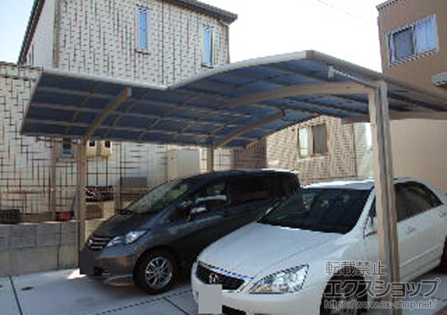 広島県広島市ののカーポート レイナポート 積雪〜20cm対応 施工例