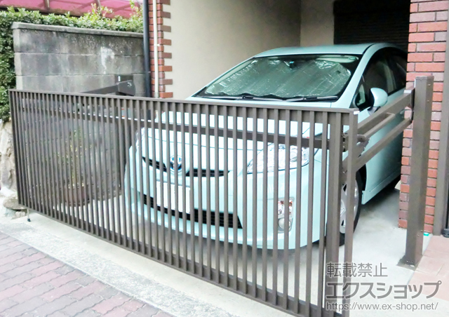 兵庫県尼崎市ののカーゲート オーバードアS2型 手動式 施工例