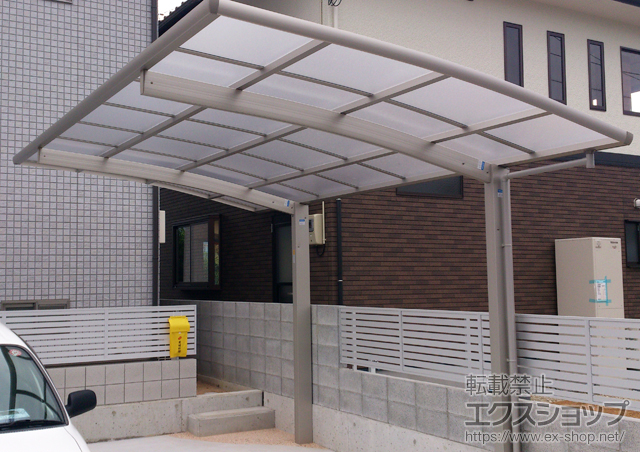 愛媛県松山市ののカーポート レイナポート 積雪〜20cm対応 施工例