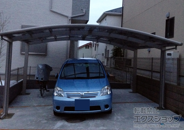 千葉県佐倉市ののカーポート レイナツインポート 施工例