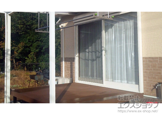 埼玉県入間郡毛呂山町ののウッドデッキ リウッドデッキ200 単体 施工例