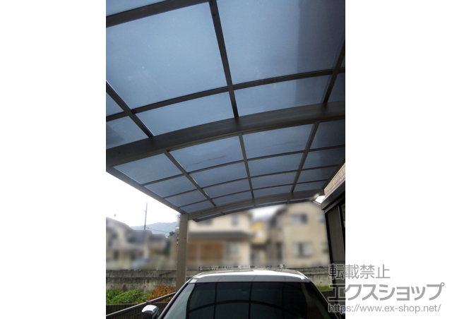 兵庫県姫路市ののカーポート プレシオスポート 縦連棟 積雪〜20cm対応 施工例