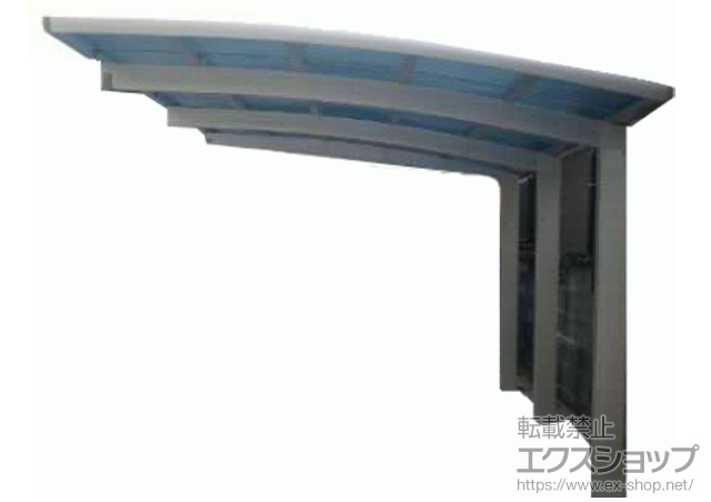 三重県員弁郡東員町ののカーポート レイナポートZ 積雪〜20cm対応＋着脱式サポート 2本入 施工例