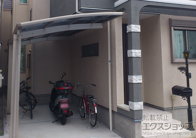 東京都足立区ののカーポート プレシオスポート 積雪〜20cm対応 施工例