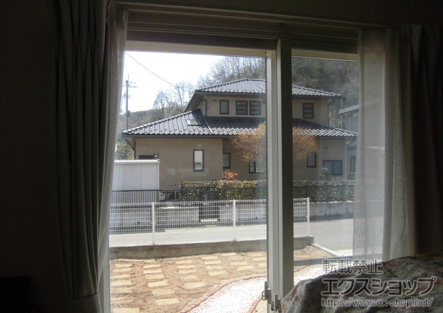 福島県伊達市のの二重窓（内窓） インプラス ダストバリア仕様 引違い窓 2枚建 施工例