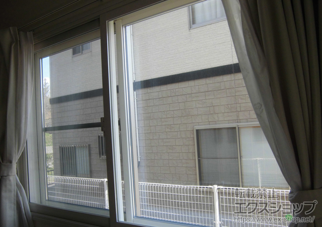 福島県伊達市のの二重窓（内窓） インプラス ダストバリア仕様 引違い窓 2枚建 施工例