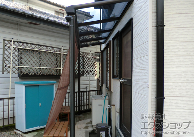 岐阜県岐阜市ののテラス屋根 ヴェクターテラス F型 テラスタイプ 単体 積雪〜20cm対応 施工例