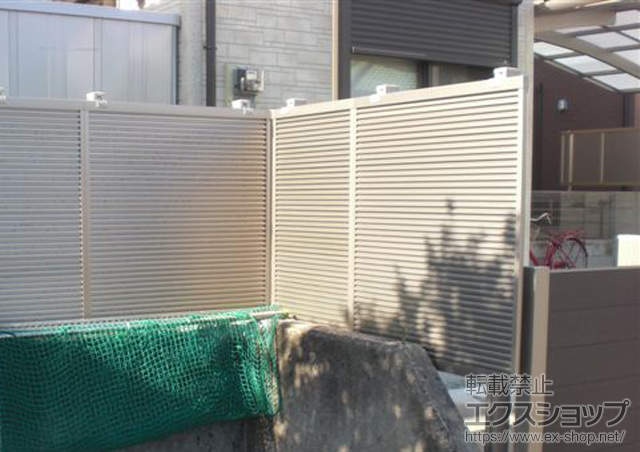 兵庫県神戸市ののフェンス・柵 シャレオR5型フェンス フリーポールタイプ 施工例