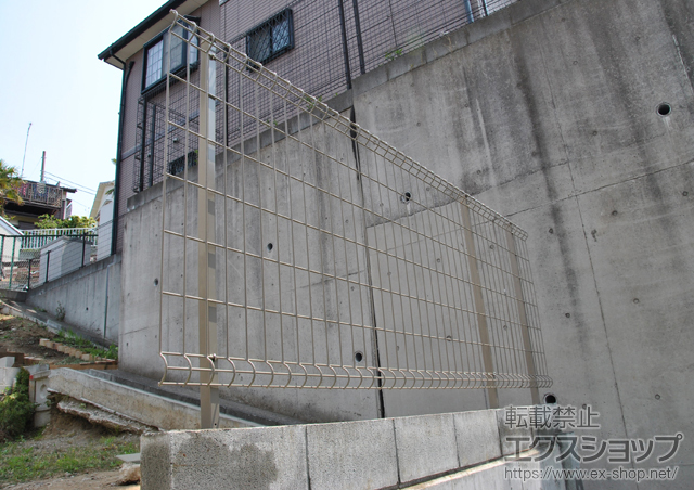 神奈川県川崎市ののフェンス・柵 ハイグリッドフェンスUF8型 フリーポールタイプ 施工例