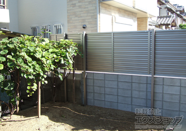 大阪府大阪狭山市ののフェンス・柵 プリレオR9型フェンス 施工例