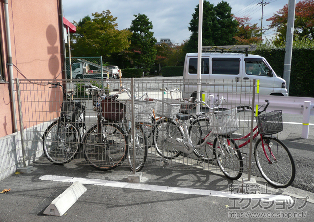 京都府京都市右京区ののフェンス・柵 ハイグリッドフェンスN8型 フリーポールタイプ 施工例