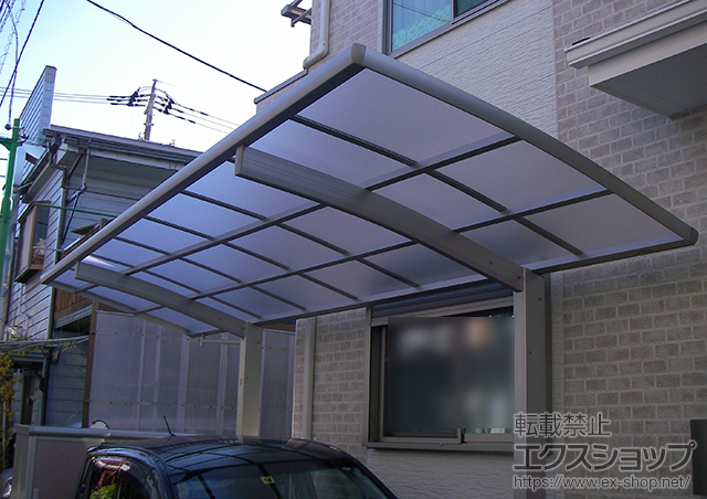 東京都江戸川区ののカーポート レイナポート 積雪〜20cm対応 施工例
