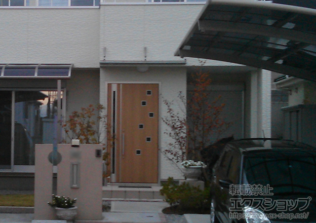 埼玉県飯能市のLIXIL リクシル（トステム）のオーニング・日よけ クリアルーフ 単体タイプ 施工例