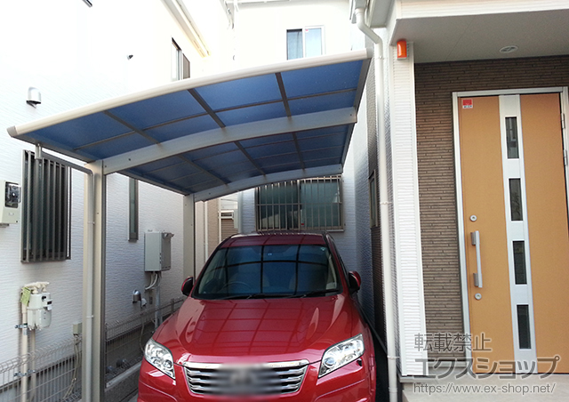 東京都足立区ののカーポート プレシオスポート 積雪〜20cm対応 施工例