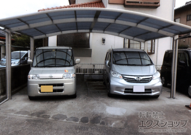 大分県大分市ののカーポート レイナツインポート 積雪〜20cm対応 施工例