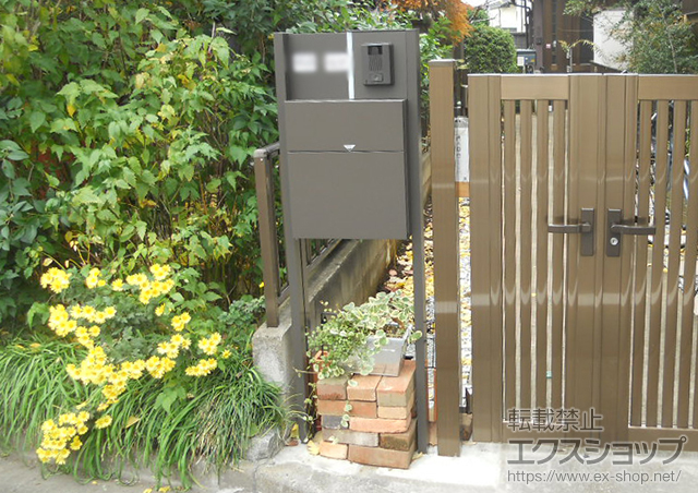 東京都練馬区のの機能門柱・ポスト ファンクションユニット ウィルモダン 施工例
