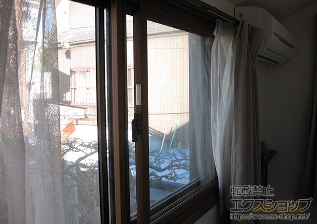 神奈川県横浜市のの二重窓（内窓） インプラス ダストバリア仕様 引違い窓 2枚建 施工例