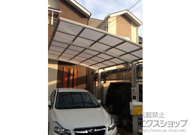 大阪府松原市ののカーポート レイナポート 積雪〜20cm対応 施工例