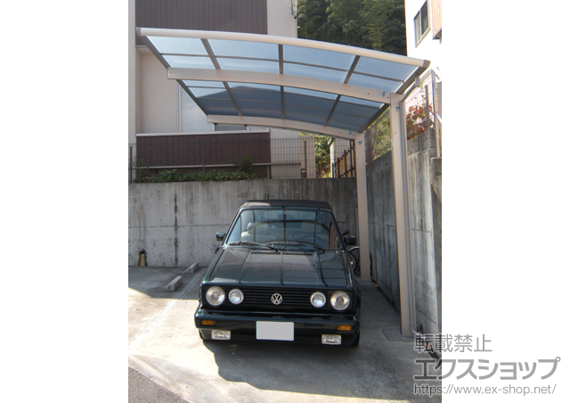 静岡県静岡市清水区ののカーポート レイナポート 積雪〜20cm対応 施工例